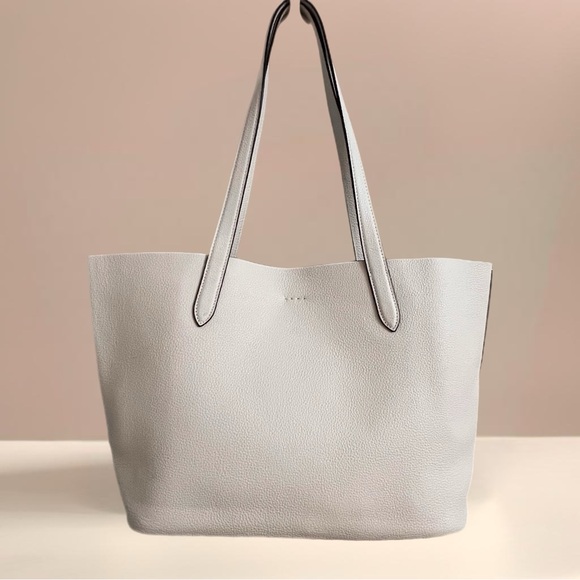 Coach Cameron Pebbled Leather Large Tote Chalk - Picture 4 of 9